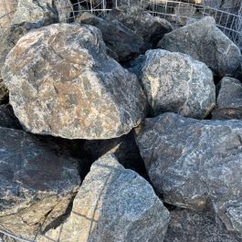 Kelkay Forest Green Granite Rockery Stones 70-80 Pieces Per Crate | Pro ...